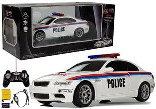 Полицейская машина с дистанционным управлением, 1:18 цена и информация | Игрушки для мальчиков | 220.lv