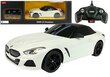 Tālvadības automašīna BMW Z4 Roadster, 1:18, balta cena un informācija | Rotaļlietas zēniem | 220.lv