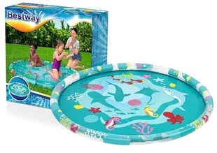 Bestway piepūšamais baseina paklājiņš ar strūklaku bērniem 165 cm cena un informācija | Piepūšamās rotaļlietas un pludmales preces | 220.lv