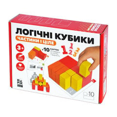 Koka loģikas klucīši, Daļas un veselums Igroteco IG0460, 10 det. цена и информация | Развивающие игрушки | 220.lv