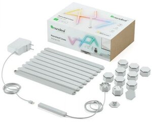 Nanoleaf Lines Starter Kit (9 plāksnes) cena un informācija | LED lentes | 220.lv