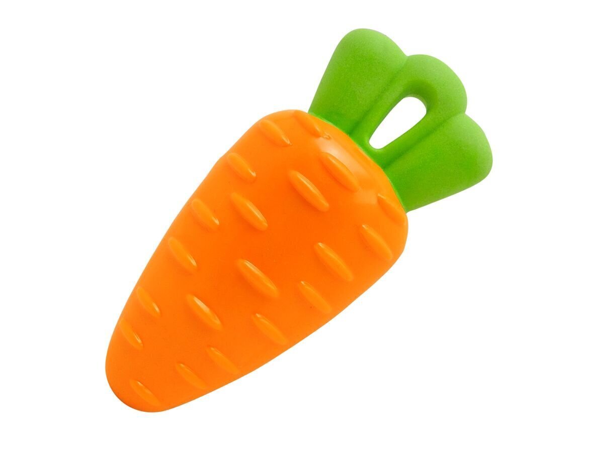 Vadigran TPR Popcorn Carrot graužamā rotaļlieta sunim, 20cm cena un informācija | Suņu rotaļlietas | 220.lv