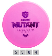 Дискгольф DISCMANIA Midrange Driver NEO MUTANT Evolution Pink 5/3/0/4 цена и информация | Диск-гольф | 220.lv