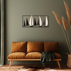 Metāla sienas dekors, 40 x 91 x 5 cm cena un informācija | Interjera priekšmeti | 220.lv