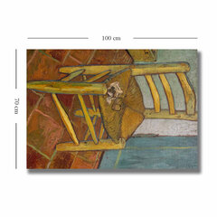 Reprodukcija Vincenta krēsls ar pīpi cena un informācija | Gleznas | 220.lv