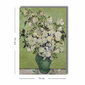 Reprodukcija Still Life: Vase with Pink Roses cena un informācija | Gleznas | 220.lv