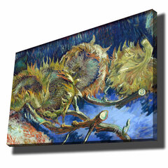 Reprodukcija Four Withered Sunflowers cena un informācija | Gleznas | 220.lv