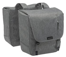 Велосипедные дорожные сумки New Looxs Nova Double 32л (2шт), серые цена и информация | Сумки, держатели для телефонов | 220.lv