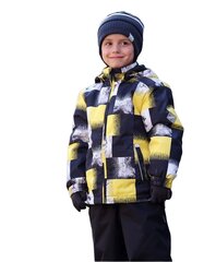 Комплект для мальчика 100 г /40 г, Huppa Yoko 41190014*12102, желтый/черный 4741632071261 цена и информация | Куртки для мальчиков | 220.lv