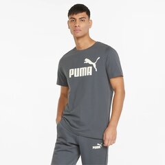 Мужская футболка Puma 586667*39, серая/белая 4064535434323 цена и информация | Мужские футболки | 220.lv