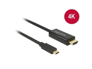 Delock 85258, USB-C/HDMI, 1 м цена и информация | Кабели и провода | 220.lv