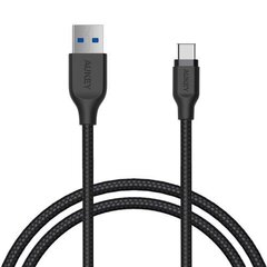 Aukey CB-AC1, USB-C/USB-A, 1 m cena un informācija | Kabeļi un vadi | 220.lv