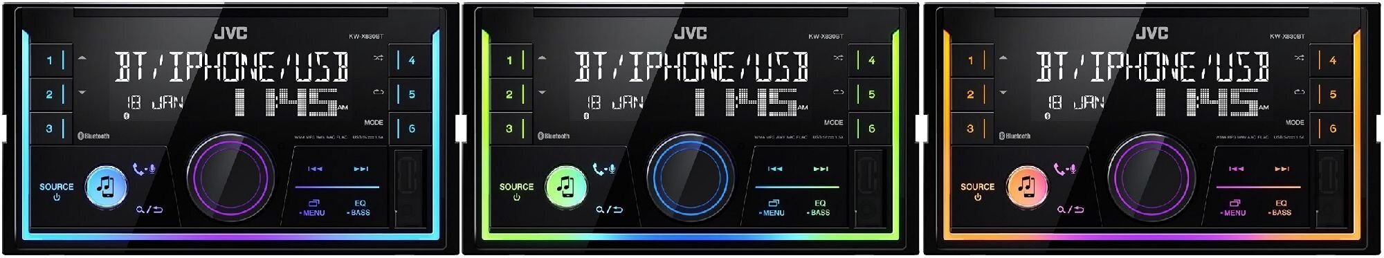 JVC KW-X830BT cena un informācija | Auto akustiskās sistēmas | 220.lv