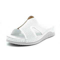 Sandales sievietēm Ferretti 022056104, baltas cena un informācija | Sieviešu sandales | 220.lv