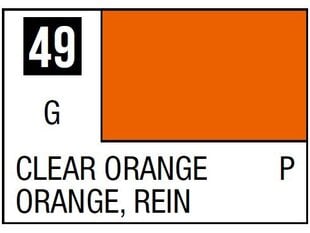 Mr.Hobby - Mr.Color C-049 Clear Orange, 10m cena un informācija | Modelēšanas un zīmēšanas piederumi | 220.lv