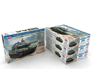 Сборная пластиковая модель Hobbyboss - German Leopard 2A6EX, 1/35, 82403 цена и информация | Kонструкторы | 220.lv