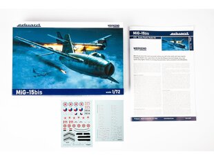 Plastmasas modeļu komplekts Eduard - MiG-15bis WEEKEND edition, 1/72, 7461 cena un informācija | Konstruktori | 220.lv