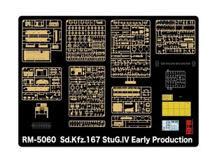 Plastmasas modeļu komplekts Rye Field Model - Sd.Kfz. 167 StuG IV Early Production, 1/35, RFM-5060 cena un informācija | Konstruktori | 220.lv