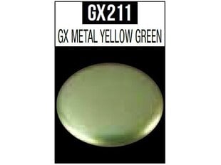 Mr.Hobby - Mr.Color GX Metal Yellow Green, 18 ml, GX-211 cena un informācija | Modelēšanas un zīmēšanas piederumi | 220.lv