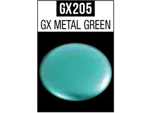 Краска Mr.Hobby - Mr.Color GX Metal Green, GX-205, 18 мл цена и информация | Принадлежности для рисования, лепки | 220.lv