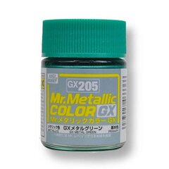 Mr.Hobby - Mr.Color GX Metal Green, 18 ml, GX-205 cena un informācija | Modelēšanas un zīmēšanas piederumi | 220.lv