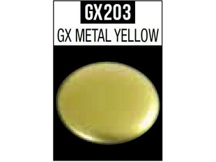 Краска Mr.Hobby - Mr.Color GX Metal Yellow, GX-203, 18 мл цена и информация | Принадлежности для рисования, лепки | 220.lv