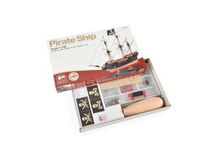 Комплект деревянной модели Amati - Pirate Ship - First Step, 1/135, A600,01 цена и информация | Склеиваемые модели | 220.lv