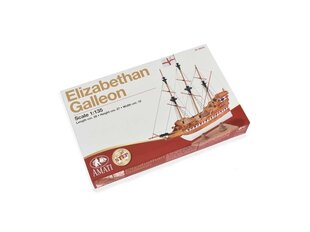 Комплект деревянной модели Amati - Elizabethan Galleon - First Step, 1/135, A600,02 цена и информация | Склеиваемые модели | 220.lv