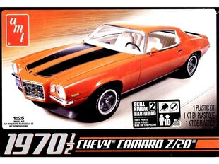 Сборная пластиковая модель AMT - 1970 1/2 Chevy® Camaro Z28®, 1/25, 00635 цена и информация | Конструкторы и кубики | 220.lv