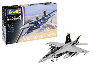 Сборная пластиковая модель Revell - F/A18F Super Hornet, 1/72, 03834 цена и информация | Конструкторы и кубики | 220.lv