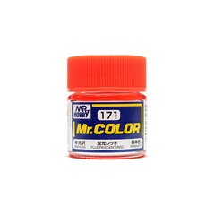 Mr.Hobby - Mr.Color C-171 Fluorescent Red, 10ml cena un informācija | Modelēšanas un zīmēšanas piederumi | 220.lv