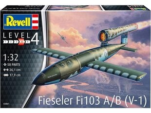 Сборная пластиковая модель Revell - Fieseler Fi 103 A/B (V-1), 1/32, 03861 цена и информация | Конструкторы и кубики | 220.lv