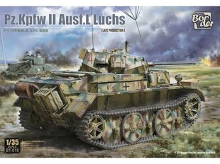 Сборная пластиковая модель Border Model - Pz.Kpfw.II Ausf.L Luchs, 1/35, BT-018 цена и информация | Kонструкторы | 220.lv