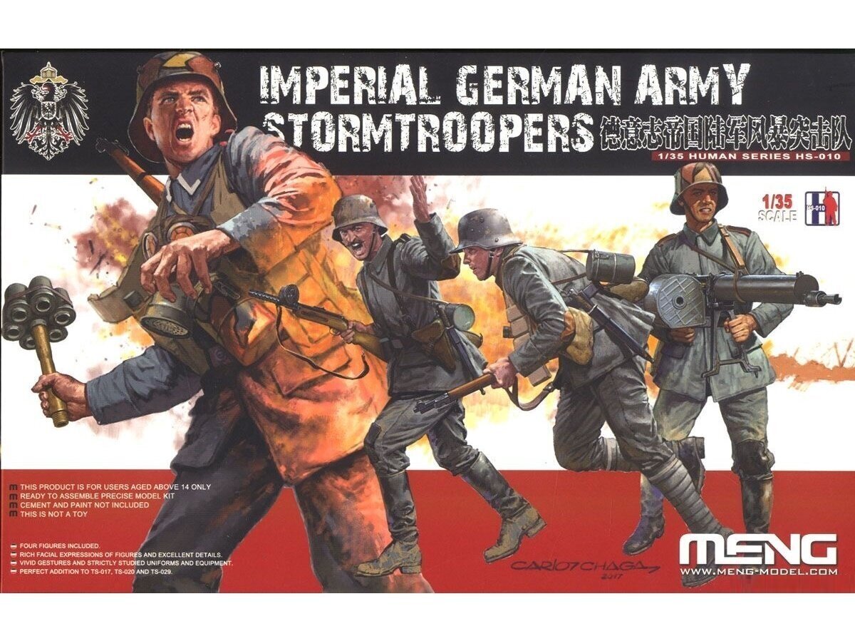 Meng Model - Imperial German Army Stormtroopers, 1/35, HS-010 cena un informācija | Konstruktori | 220.lv