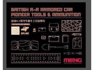 Meng Model - British R-R Armour Car Pioneer Tools & Ammunition, 1/35, SPS-067 цена и информация | Конструкторы и кубики | 220.lv