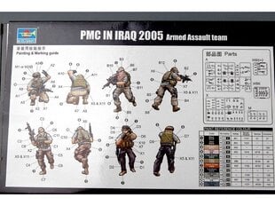 Trumpeter - PMC in Iraq 2005 Armed Assault team, 1/35, 00419 cena un informācija | Konstruktori | 220.lv