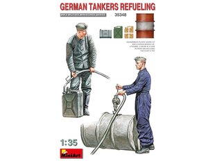 Сборная пластиковая модель Miniart - German Tankers Refueling, 1/35, 35348 цена и информация | MiniArt Товары для детей и младенцев | 220.lv