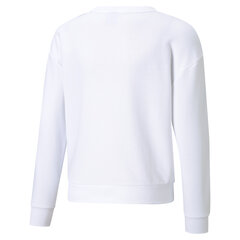 Джемпер для досуга для девочек Puma Rebel Crew TR G Puma White - 58615602, белый цена и информация | Свитеры, жилетки, пиджаки для девочек | 220.lv