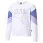 Brīvā laika džemperis meitenēm Puma Rebel Crew TR G Puma White - 58615602, baltas krāsas cena un informācija | Jakas, džemperi, žaketes, vestes meitenēm | 220.lv