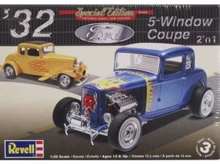 Сборнaя модель для склеивания Revell - 1932 Ford 5 Window Coupe 2n1, 1/25, 14228 цена и информация | Конструкторы и кубики | 220.lv