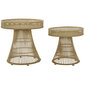 Mazs galdiņš DKD Home Decor Rotangpalma Bambuss (61.5 x 61.5 x 61 cm) (50 x 50 x 51 cm) (2 gab.) cena un informācija | Žurnālgaldiņi | 220.lv