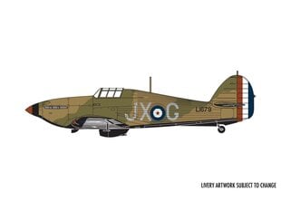 Airfix - Hawker Hurricane Mk.I, 1/72, 01010A cena un informācija | Konstruktori | 220.lv