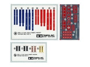 Tamiya - Seat Belt Set A, Photo-Etch Parts Set, 1/20, 12637 cena un informācija | Modelēšanas un zīmēšanas piederumi | 220.lv