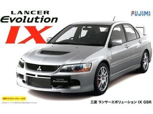 Fujimi - Mitsubishi Lancer EVO IX GSR, 1/24, 03918 cena un informācija | Konstruktori | 220.lv