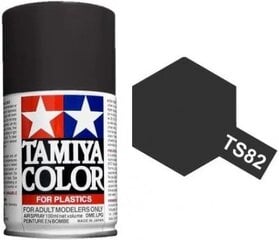Краска Tamiya - TS-82 Rubber black, 100 мл цена и информация | Принадлежности для рисования, лепки | 220.lv