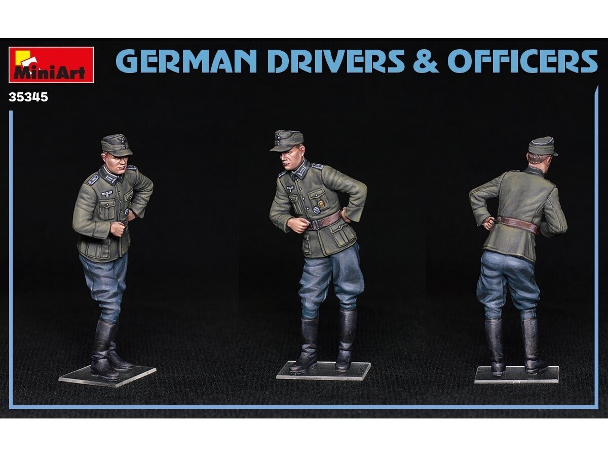 Miniart - German Drivers & Officers, 1/35, 35345 cena un informācija | Konstruktori | 220.lv