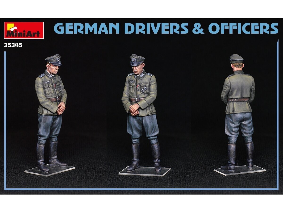 Miniart - German Drivers & Officers, 1/35, 35345 cena un informācija | Konstruktori | 220.lv