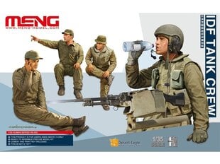 Сборная пластиковая модель Meng Model - IDF Tank Crew (4 figures), 1/35, HS-002 цена и информация | Kонструкторы | 220.lv