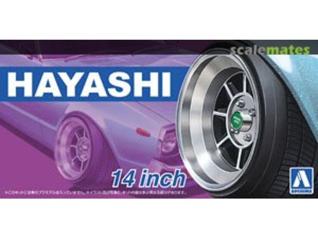 Aoshima - Wheels Hayashi 14", Scale:1:24, 05259 цена и информация | Konstruktori | 220.lv