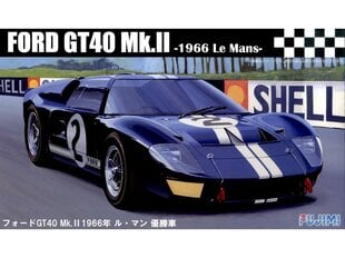 Сборная пластиковая модель Fujimi - Ford GT40 Mk-II `66 LeMans Winner, 1/24, 12603 цена и информация | Конструкторы и кубики | 220.lv